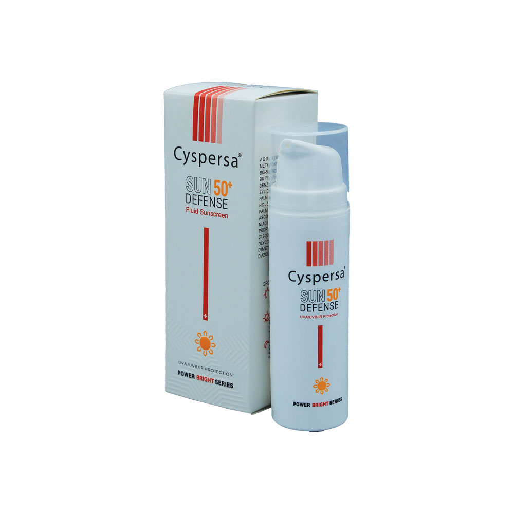 فلوئید ضد آفتاب و روشن کننده سیسپرسا با SPF50+