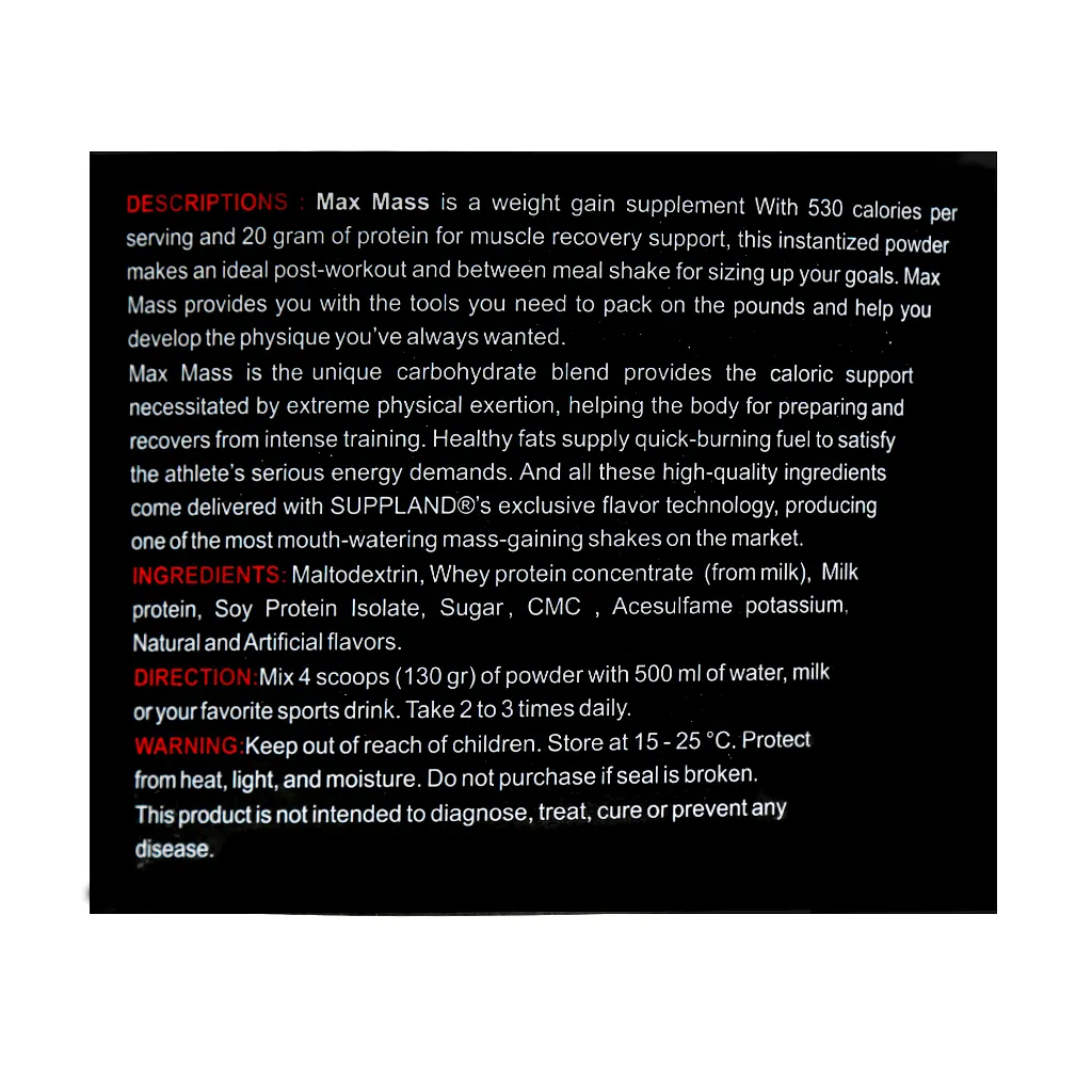 Suppland-Nutrition-Max-Mass-Supplement