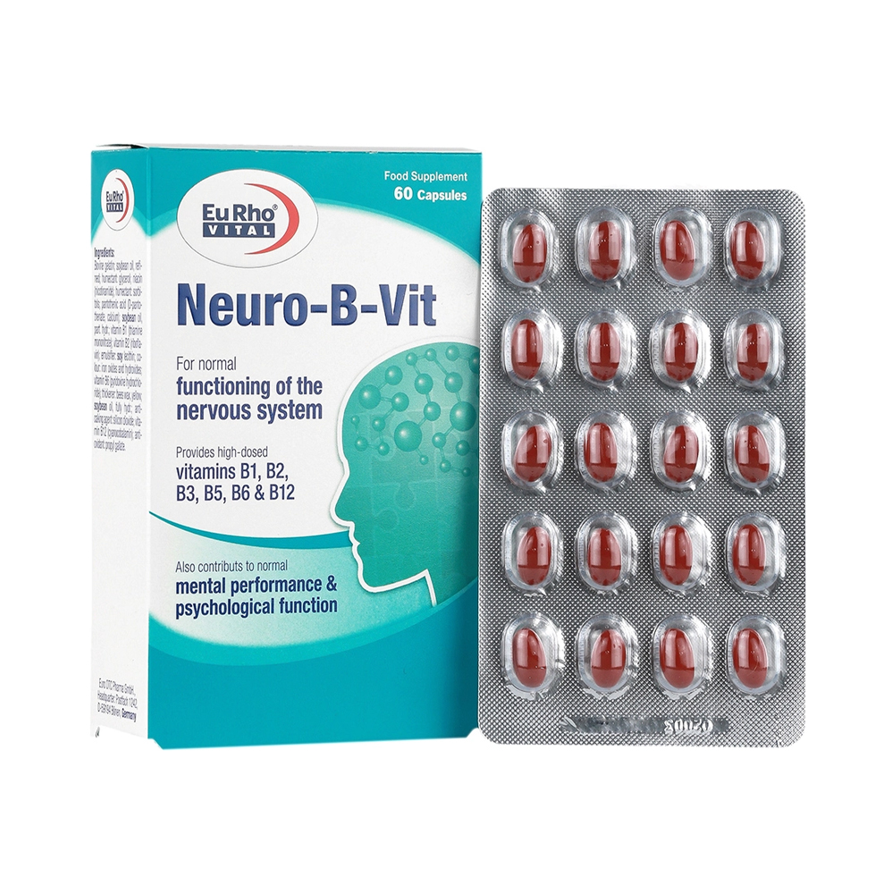 کپسول نورو بی ویت یوروویتال 60 عددی