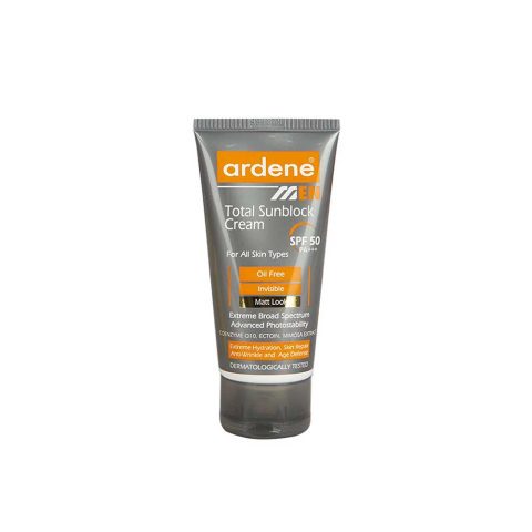کرم ضد آفتاب مردانه آردن مناسب برای انواع پوست با SPF50