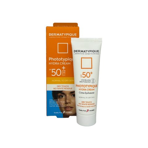 کرم ضد آفتاب مرطوب کننده بی رنگ درماتیپیک مدل فتوتیپیک با SPF50+