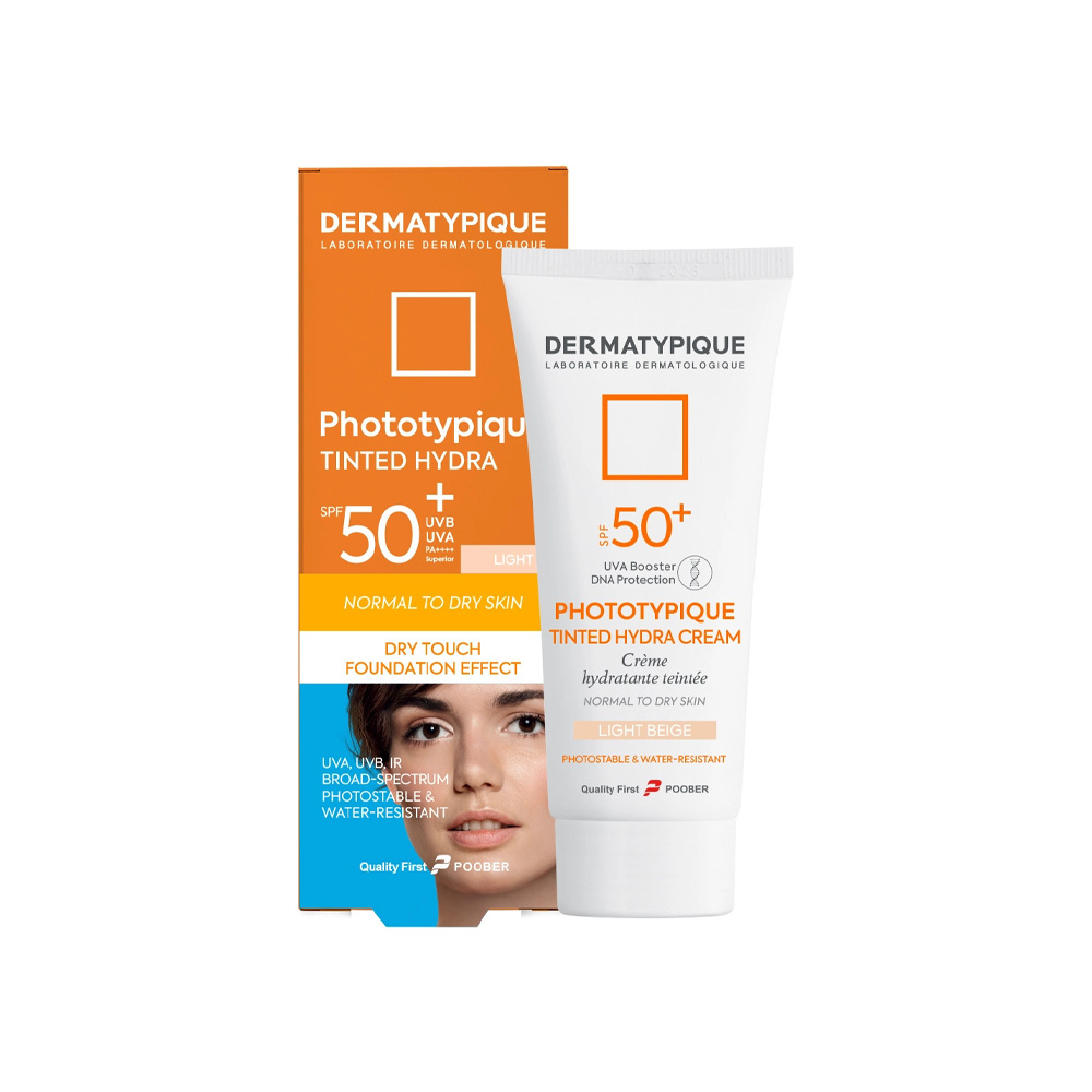 کرم ضد آفتاب مرطوب کننده رنگی درماتیپیک مدل فتوتیپیک با SPF50+