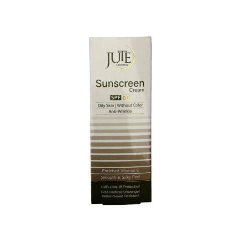 کرم ضد آفتاب و ضد چروک بی رنگ ژوت مناسب برای پوست چرب با SPF50
