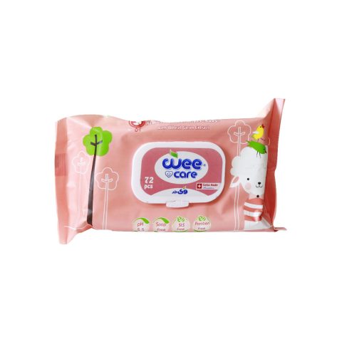 دستمال مرطوب کودک وی کر حاوی روغن بادام