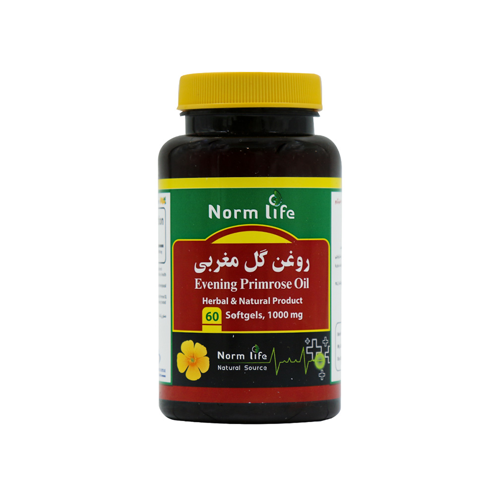 سافت ژل روغن گل مغربی نورم لایف 60 عددی