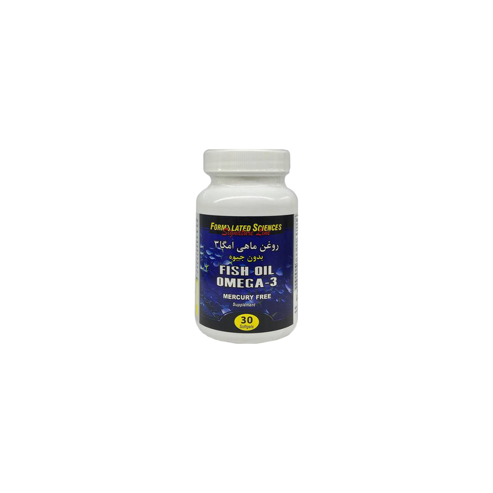 سافت ژل روغن ماهی امگا 3 فرمولیتد ساینسز 30 عددی