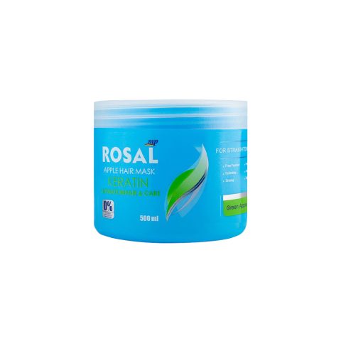 ماسک موی سیب کراتینه رزال مدل ترمیم کننده و تقویتی 500 میلی لیتر