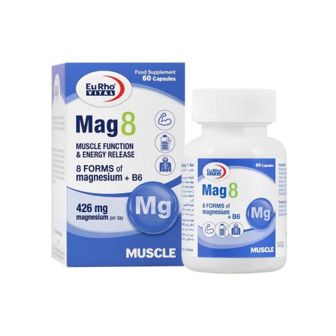 کپسول مگ 8 یورو ویتال 60 عددی
