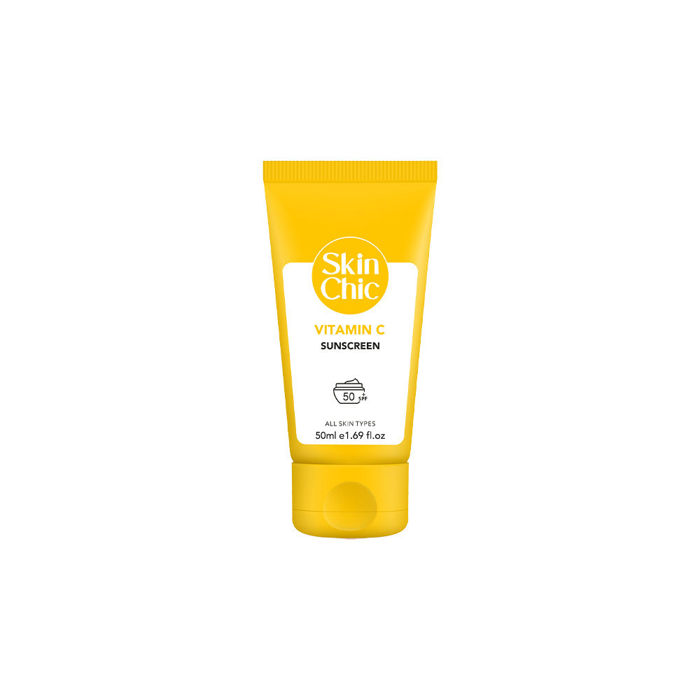 کرم ضد آفتاب اسکین شیک حاوی ویتامین سی با SPF50+